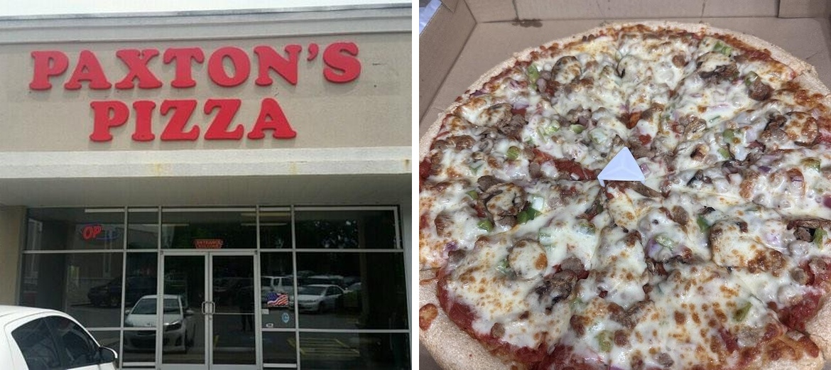 Paxton's Pizza Menu