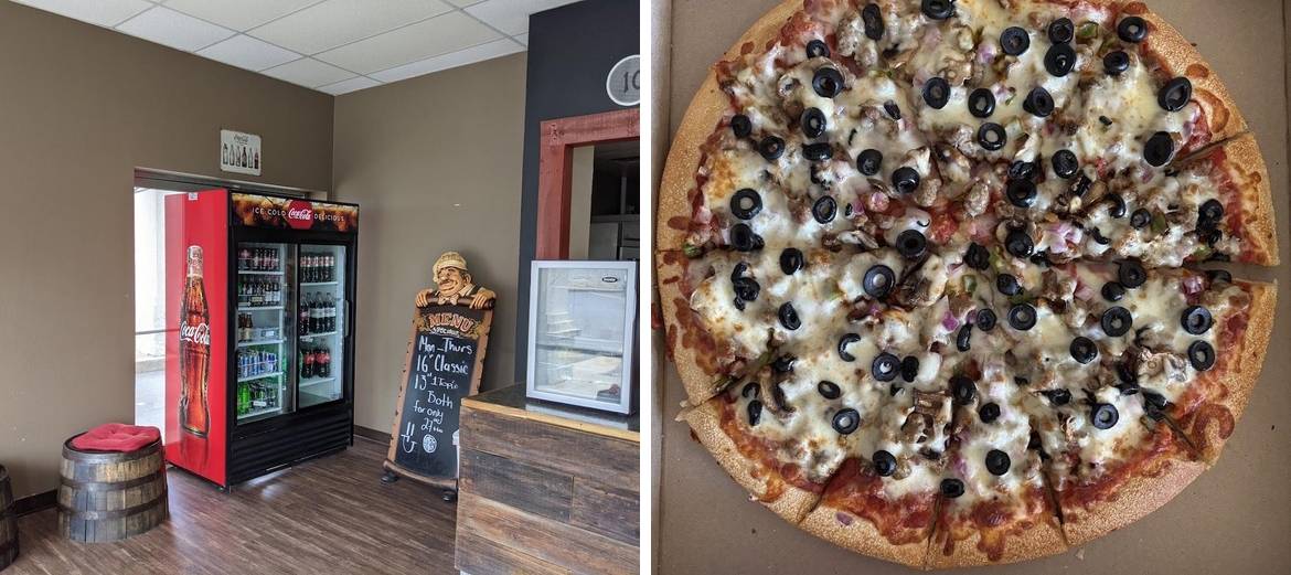 Paxton's Pizza Menu