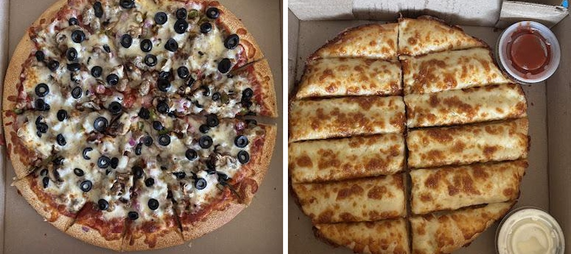 Paxton's Pizza Menu