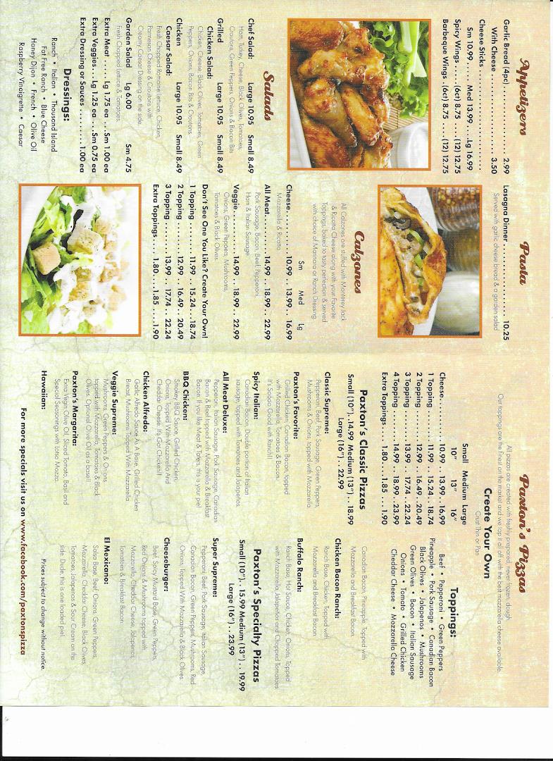 Paxton's Pizza